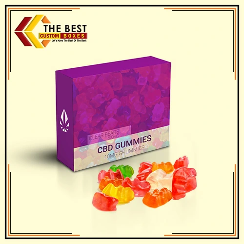 Custom CBD Gummies Boxes